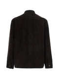 NN07 suede patch-pocket jacket